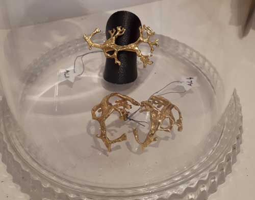 artisanat lyon bijoux créateurs bijouterie fantaisie bague plaque or boucles oreilles artisanat
