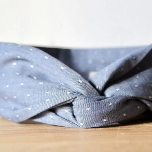 Bandeau LIMA bleu pois