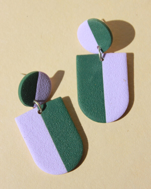 alchimies lyon click and collect cadeaux noel artisanat createurs boutique boucles oreilles creoles polymelau argile polymere couleurs pop