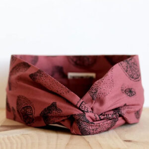 Bandeau CITRON Terracotta noir