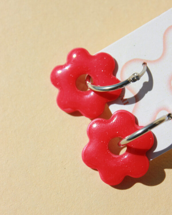 alchimies lyon click and collect cadeaux noel artisanat createurs boutique boucles oreilles creoles polymelau argile polymere couleurs pop
