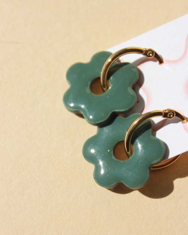 alchimies lyon click and collect cadeaux noel artisanat createurs boutique boucles oreilles creoles polymelau argile polymere couleurs pop
