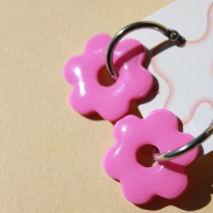 alchimies lyon click and collect cadeaux noel artisanat createurs boutique boucles oreilles creoles polymelau argile polymere couleurs pop