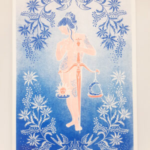 alchimies lyon click and collect cadeaux noel artisanat createurs boutique affiche poster serigraphie rugiada broche