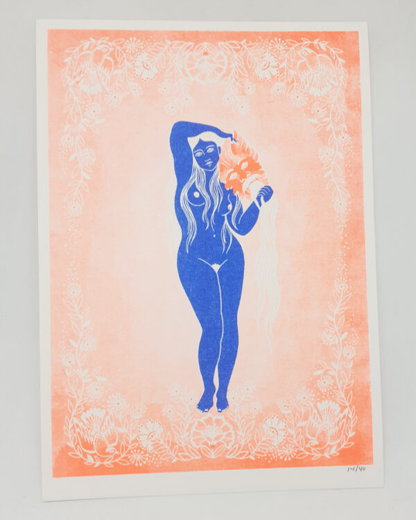 alchimies lyon click and collect cadeaux noel artisanat createurs boutique affiche poster serigraphie rugiada broche