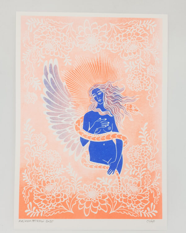 alchimies lyon click and collect cadeaux noel artisanat createurs boutique affiche poster serigraphie rugiada broche