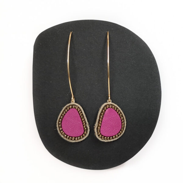 alchimies lyon click and collect cadeaux noel artisanat createurs boutique boucles oreilles creoles barrettes pinces cheveux cuir broderie art capsule doree