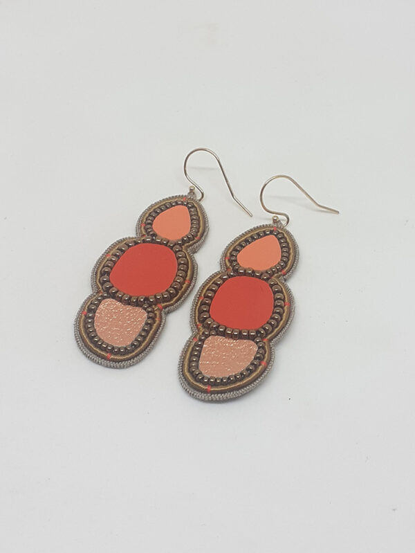 alchimies lyon click and collect cadeaux noel artisanat createurs boutique boucles oreilles creoles barrettes pinces cheveux cuir broderie art capsule doree
