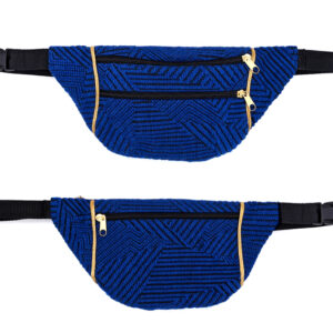 Sac banane BLEU GRAPHIQUE